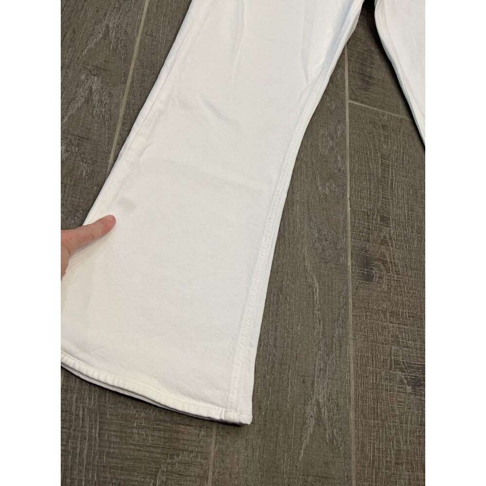 J. Crew Women’s Skinny Flare Jeans Size 29 White Stretch Zipper Pockets Denim - Picture 9 of 15